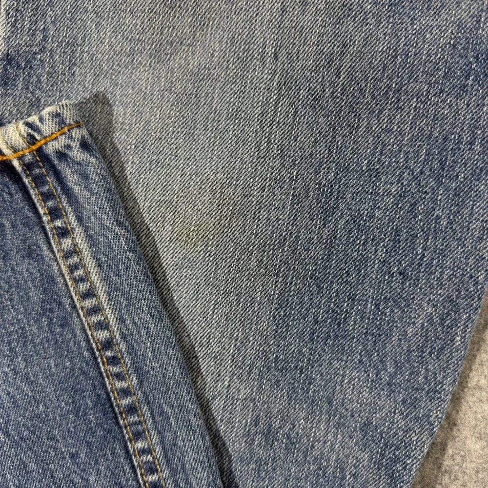 Polo Ralph Lauren Mens Straight Leg Jeans Med Wash Blue 34x30 Distressed Denim
